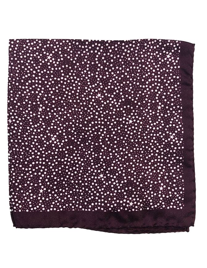 Picture of Ted Baker Star Print Pocket Square