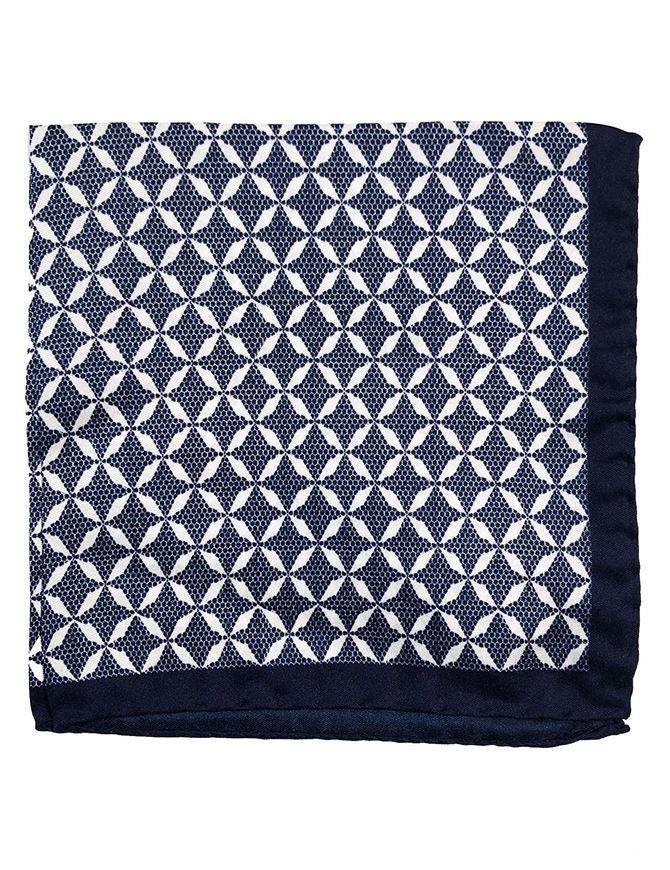 Picture of Ted Baker Geometric Print Pocket Square