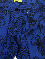 Picture of Versace Jeans Tiger Print Blue Jean