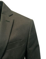 Picture of Versace Charcoal Greek Tape Patterned Trend Suit