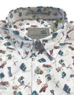Picture of No Excess White Toy Print Shirt