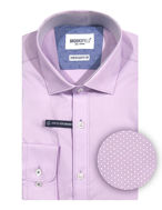 Picture of Brooksfield Lilac Dots Stretch Shirt