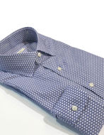 Picture of Ingram Abstract Print Navy Shirt