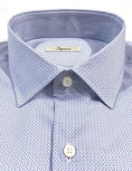 Picture of Ingram Cotton Stretch Blue Shirt