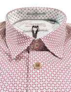Picture of Ted Baker Red Geometric Print Shirt
