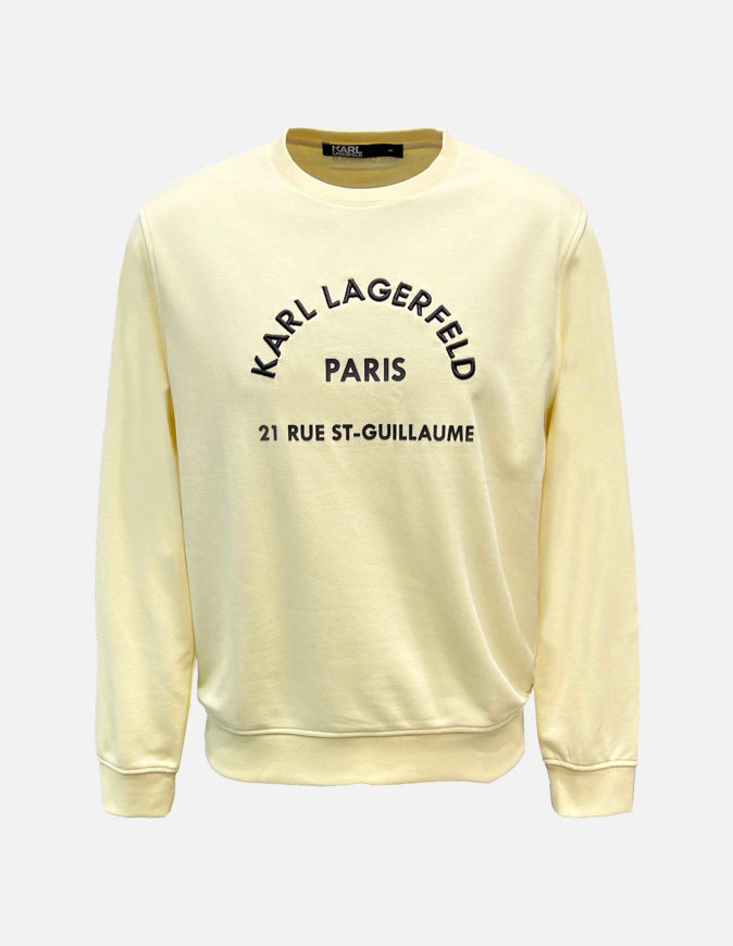 Karl Lagerfeld Yellow 21 Paris Sweatshirt - George Harrison | Designer ...
