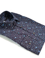 Picture of Karl Lagerfeld Navy Universe Print Shirt