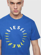 Picture of Diesel Blue T-Diego Printed T-shirt