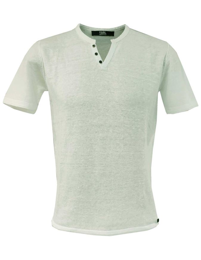 Picture of Karl Lagerfeld Pure Linen Mint Tshirt