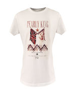 Picture of Pearly King White Flag Print Tee