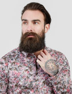 Picture of Pearly King Obscure Print Shirt