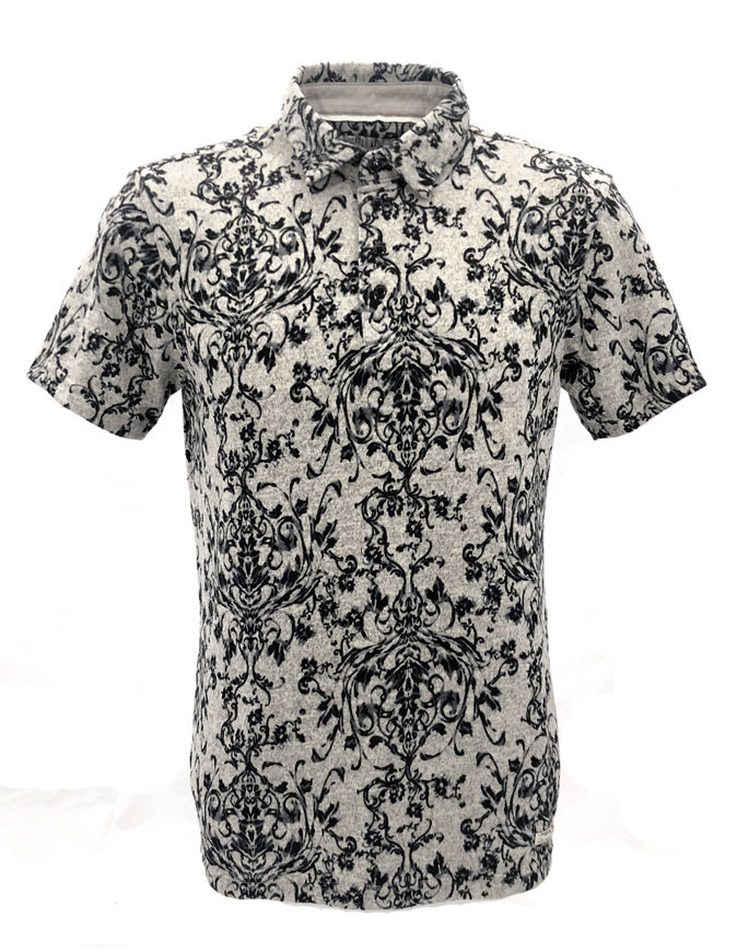 Picture of Pearly King Floral Knitted Polo