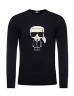 Picture of Karl Lagerfeld Ikonic Navy Crew Knit