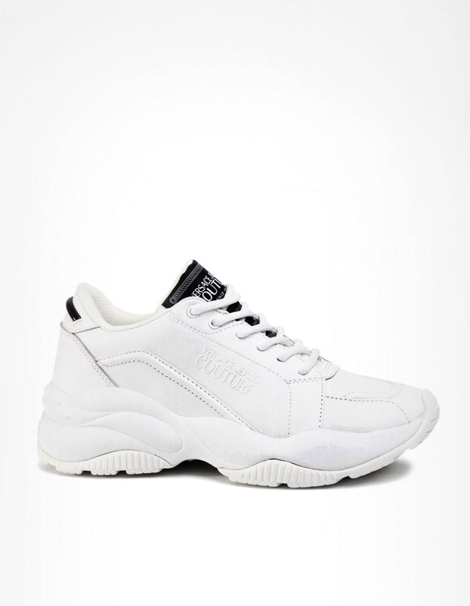 Picture of Versace White Extreme Logo Sneakers