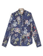 Picture of Pearly King Floral Print Navy Shirt