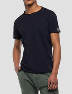 Picture of Replay Trim Cut Navy Tee