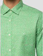Picture of Replay Green Leaf Print L/S Shirt