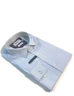 Picture of Brooksfield Blue Dots Pattern Stretch Real Shirt