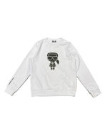 Picture of Karl Lagerfeld Ikonik White Logo Sweatshirt