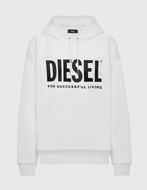 Picture of Diesel S-Gir White Hood Division Sweater
