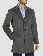 Picture of Studio Italia SB Wool & Cashmere Grey Overcoat