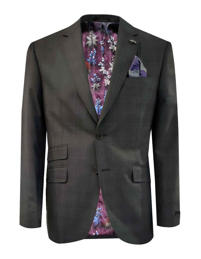 Picture of Ted Baker Brown Tartan Check Suit