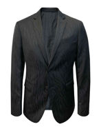 Picture of Versace Black Flame Weave Trend Suit