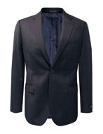 Picture of Studio Italia Slim Dark Navy Check Suit