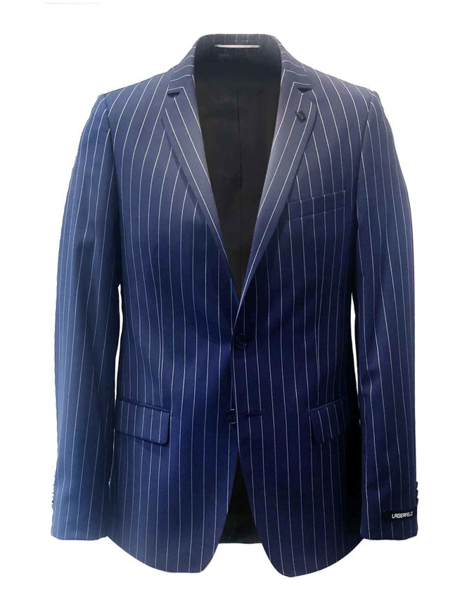 Picture of Lagerfeld Bold Blue Pinstripe Suit