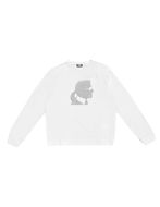 Picture of Karl Lagerfeld Studded White Sweatshirt