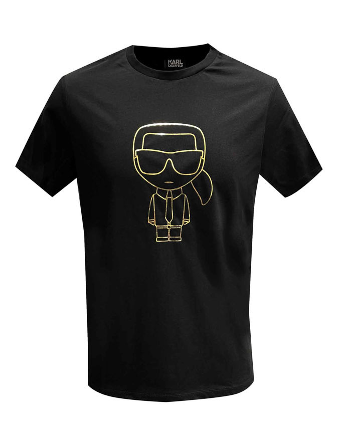 Picture of Karl Lagerfeld Black & Gold Tee