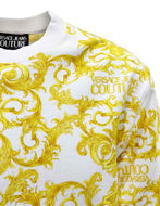 Picture of Versace Barocco Print White Sweatshirt