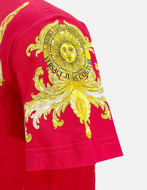 Picture of Versace Red Rococo Print Slim Tee