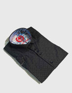 Picture of Au Noir Filo Cotton Black Short Sleeve Shirt