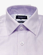 Picture of Brooksfield Lilac Textured Dobby Luxe Shirt