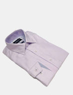 Picture of Brooksfield Lilac Textured Dobby Luxe Shirt