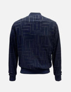 Picture of Karl Lagerfeld Navy Reversible Bomber Jacket