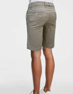 Picture of Gaudi Dots Print Beige Slim Stretch Shorts