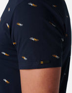 Picture of No Excess Navy Prawn Print Tee