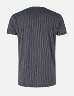 Picture of No Excess Navy Jacquard Tee