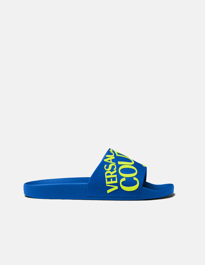 Picture of Versace Jeans Couture Blue Logo Slide
