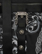 Picture of Versace B&W Regalia Logo Baroque Print Messenger Bag