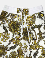 Picture of Versace Regalia Baroque White Sweat Shorts