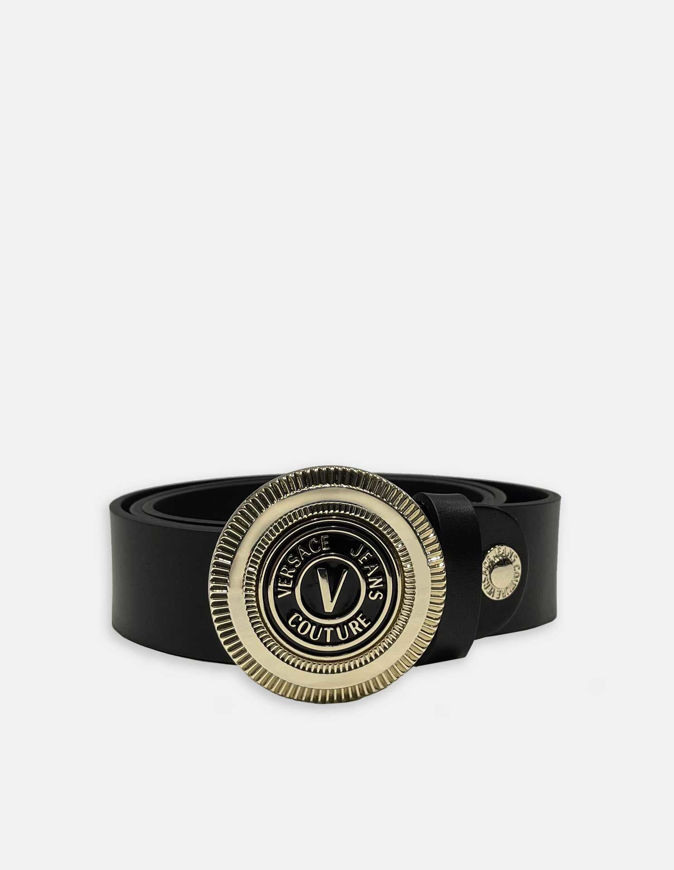 Picture of Versace Jeans Couture Light Gold Emblem Belt