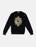Picture of Versace Gold Emblem Black Sweatshirt