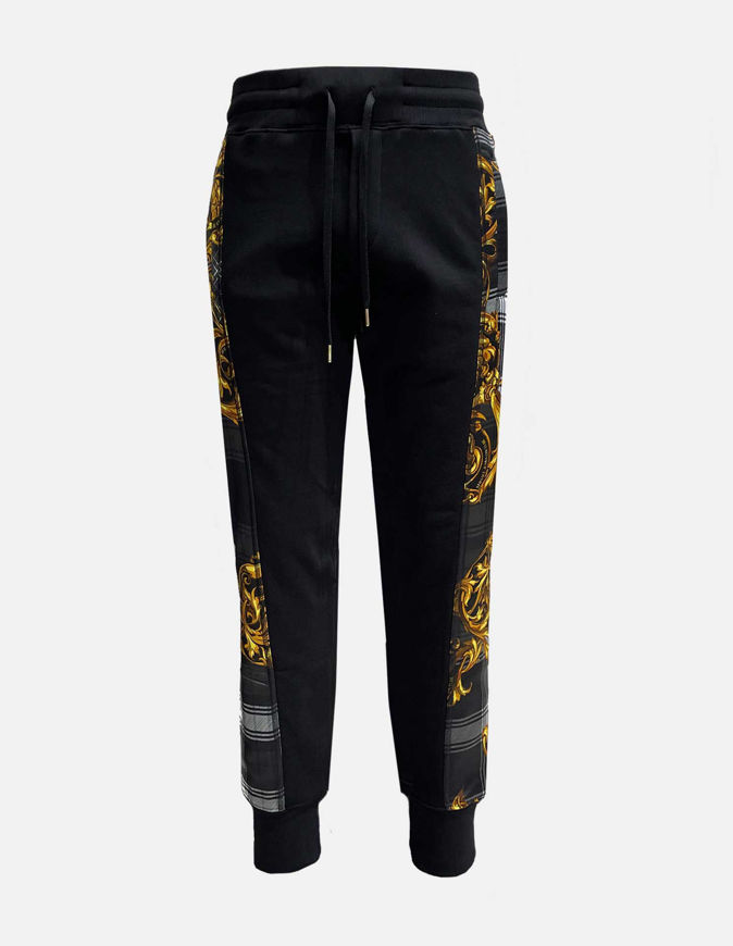 Picture of Versace Tartan Baroque Side Panel Trackpant