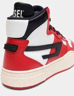 Picture of Diesel Ukiyo Red Hi-Top Sneaker