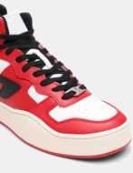 Picture of Diesel Ukiyo Red Hi-Top Sneaker