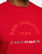 Picture of Karl Lagerfeld Red 21 Paris Sweatshirt