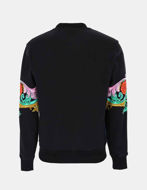 Picture of Versace Black Sunflower Garland Multi Regular Sweatshirt